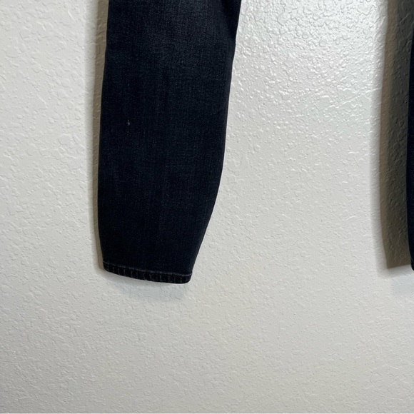 Madewell Jeans Womens Size 25 High Riser Skinny Distressed Washed Black 27”  A - Picture 5 of 11